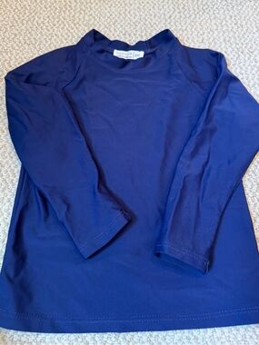 Minnow  Long Sleeve Swim Rashguard - Navy (3/4!Made in 🇺🇸)